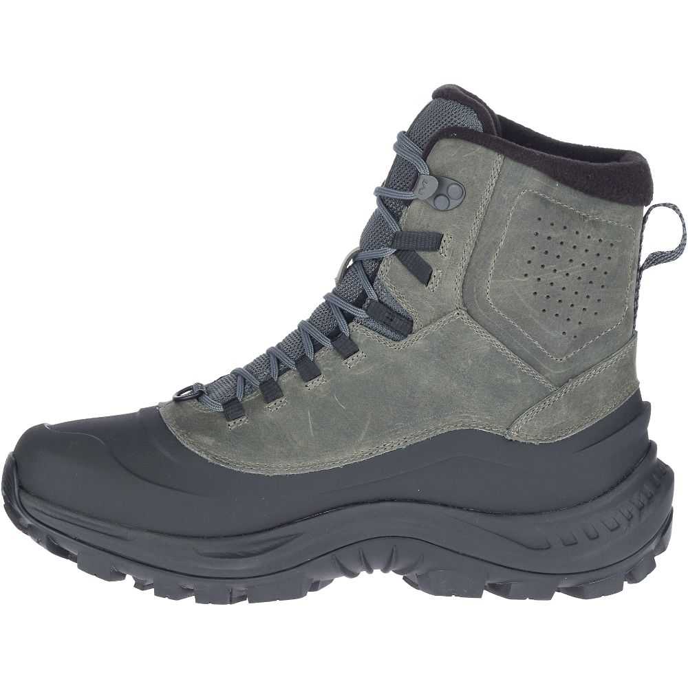 Grey Men's Merrell Thermo Overlook 2 Mid Waterproof Winter Boots | Dubai-9584761