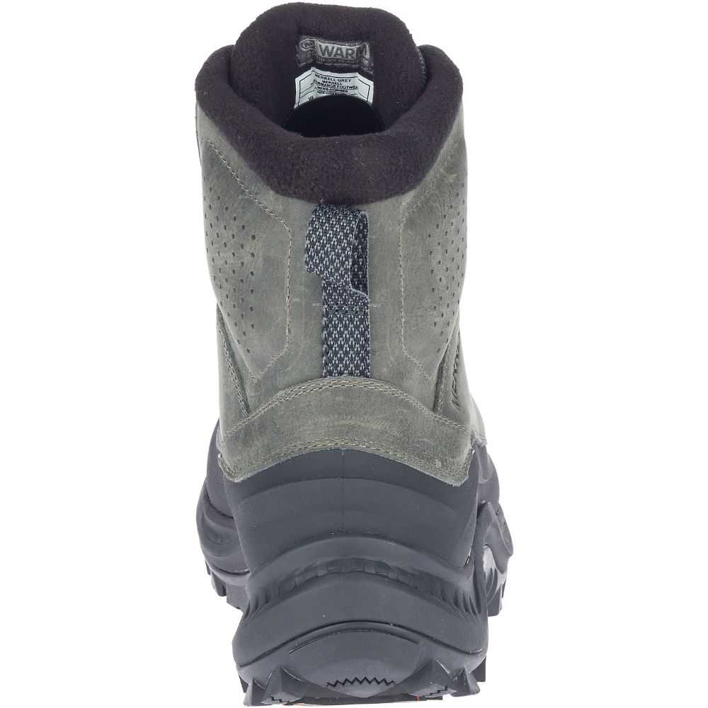 Grey Men's Merrell Thermo Overlook 2 Mid Waterproof Winter Boots | Dubai-9584761