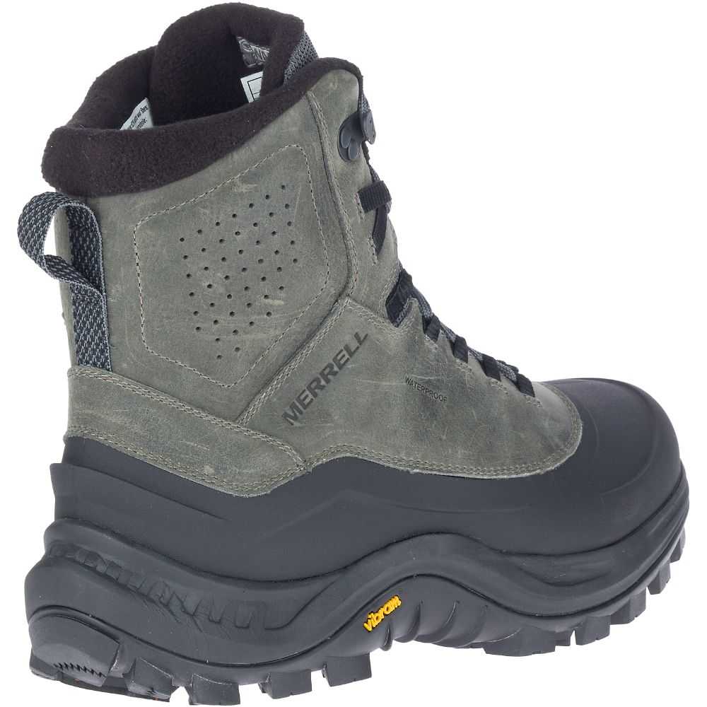 Grey Men's Merrell Thermo Overlook 2 Mid Waterproof Winter Boots | Dubai-9584761