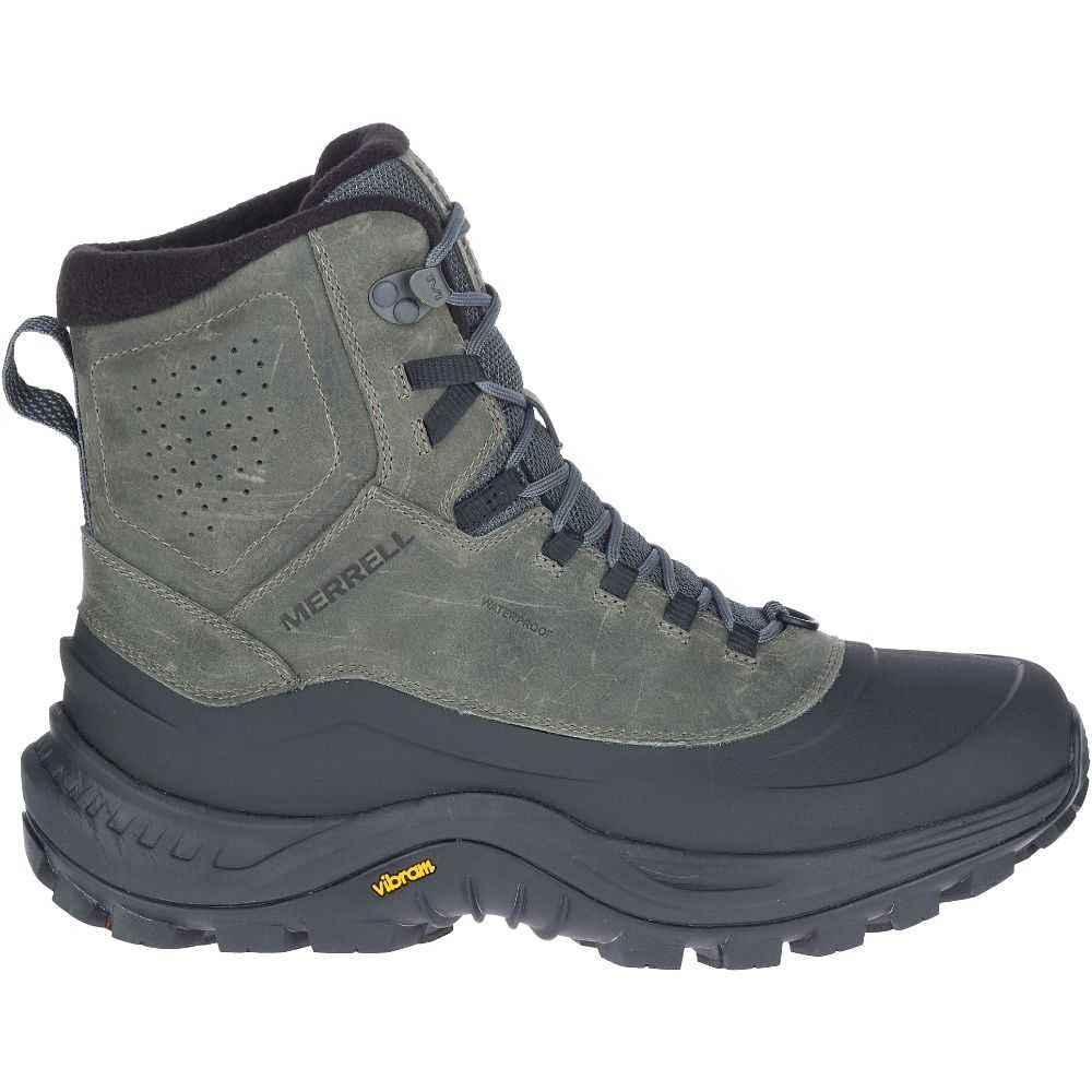 Grey Men\'s Merrell Thermo Overlook 2 Mid Waterproof Winter Boots | Dubai-9584761