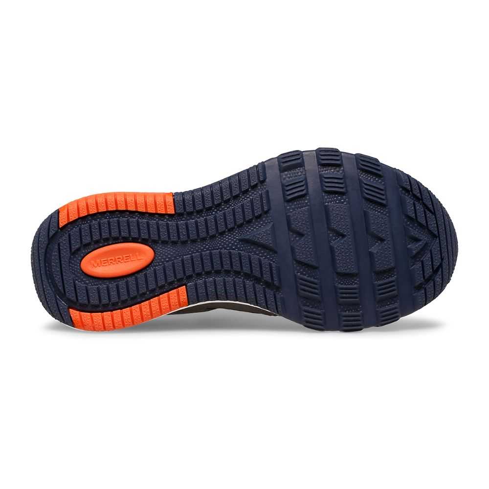 Grey/Navy Boys' Merrell Chroma Moc Sneakers | Dubai-0481637