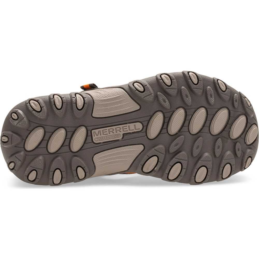 Grey/Orange Boys' Merrell Hydro H2O Sandals | Dubai-0251349