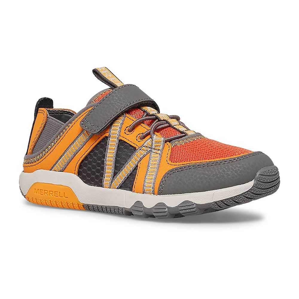 Grey/Orange Boys' Merrell Hydro Sneakers | Dubai-7594623