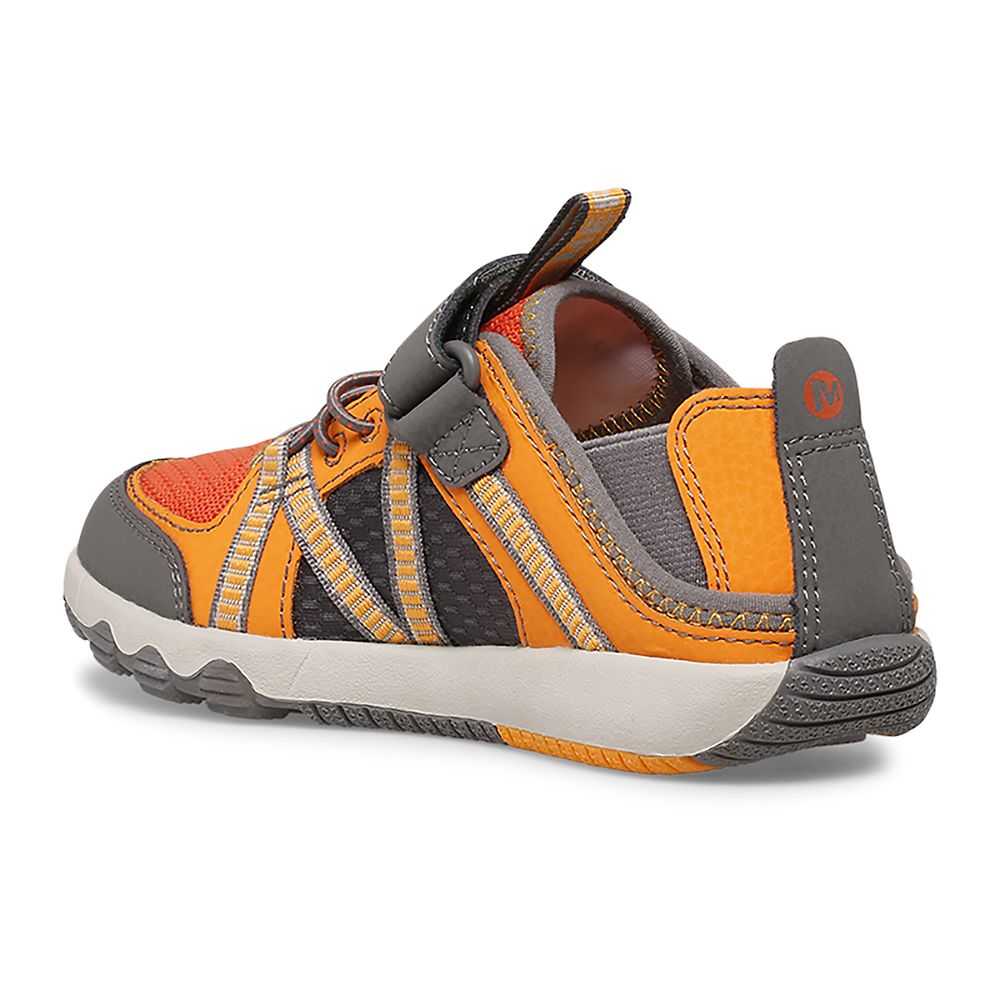 Grey/Orange Boys' Merrell Hydro Sneakers | Dubai-7594623