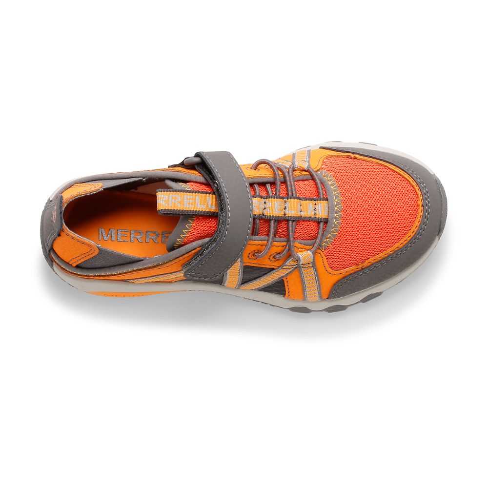 Grey/Orange Boys' Merrell Hydro Sneakers | Dubai-7594623