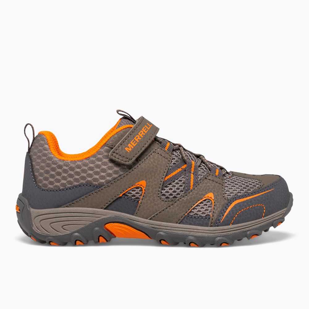 Grey/Orange Boys\' Merrell Trail Chaser Sneakers | Dubai-5608913