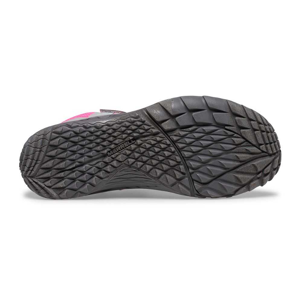 Grey/Pink Boys' Merrell Trail Glove 5 Sneakers | Dubai-2940165