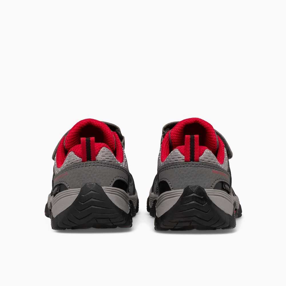 Grey/Red/Black Boys' Merrell Trail Quest Sneakers | Dubai-4950218