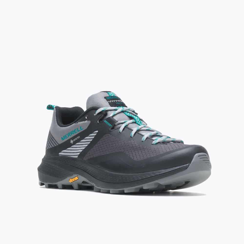 Grey/Turquoise Women's Merrell MQM 3 GORE-TEX® Hiking Shoes | Dubai-1970584