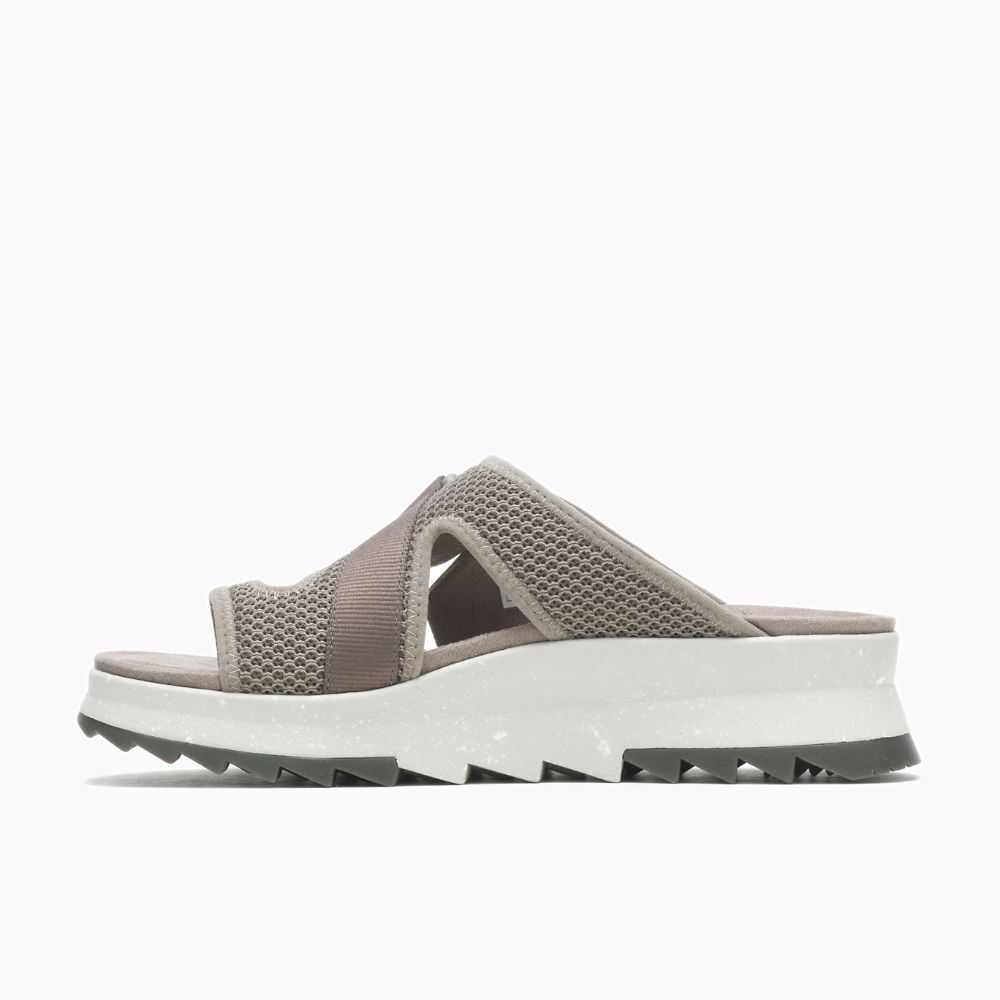 Grey Women's Merrell Alpine Cush Sandals | Dubai-7681490