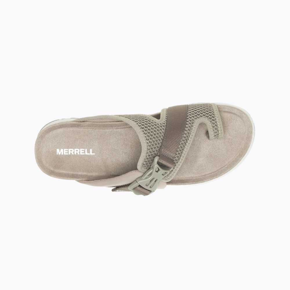 Grey Women's Merrell Alpine Cush Sandals | Dubai-7681490