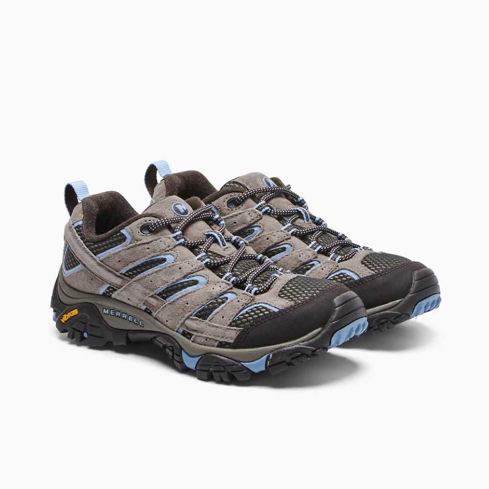 Grey Women's Merrell Moab 2 Ventilator Hiking Shoes | Dubai-6470531