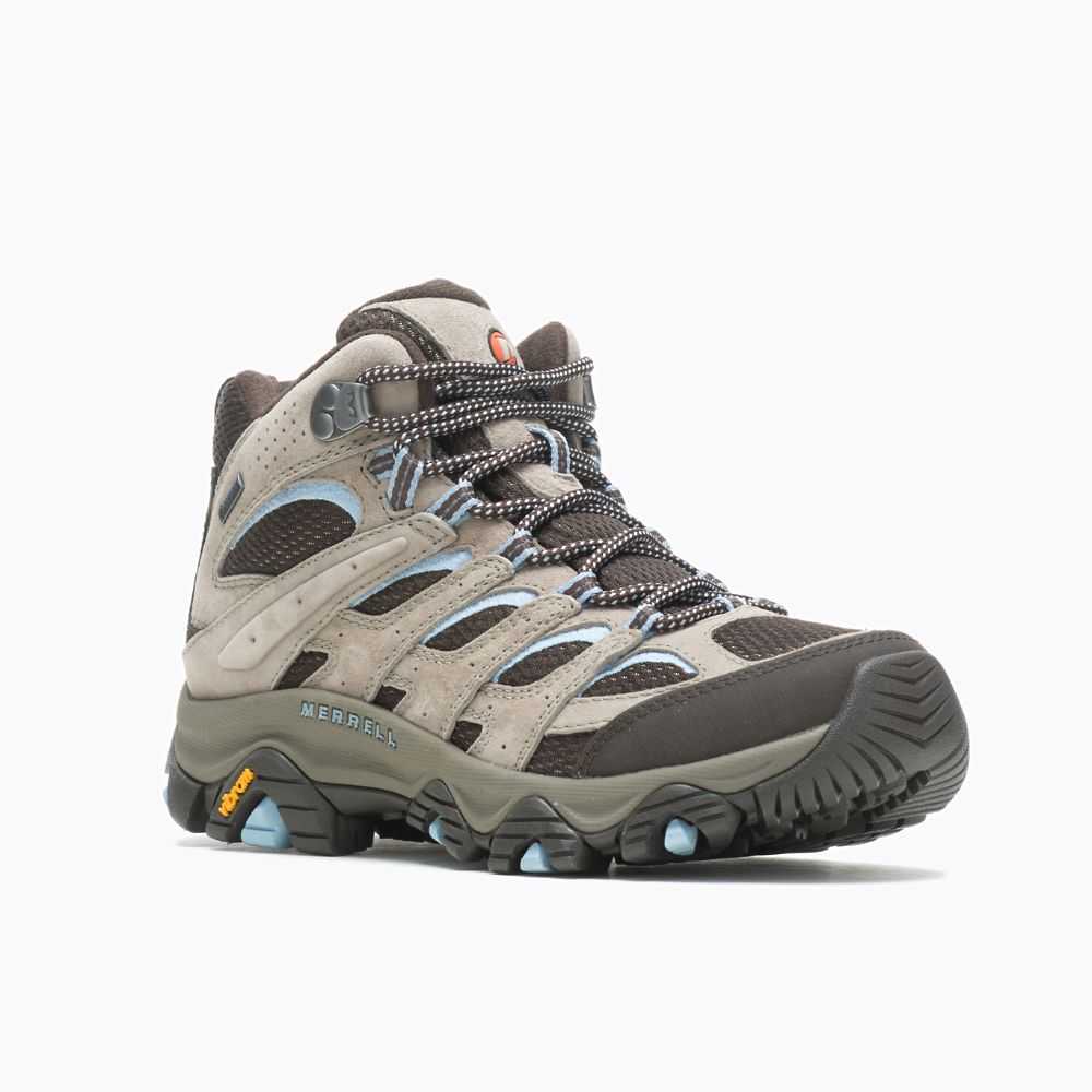 Grey Women's Merrell Moab 3 Mid GORE-TEX® Hiking Boots | Dubai-0579316