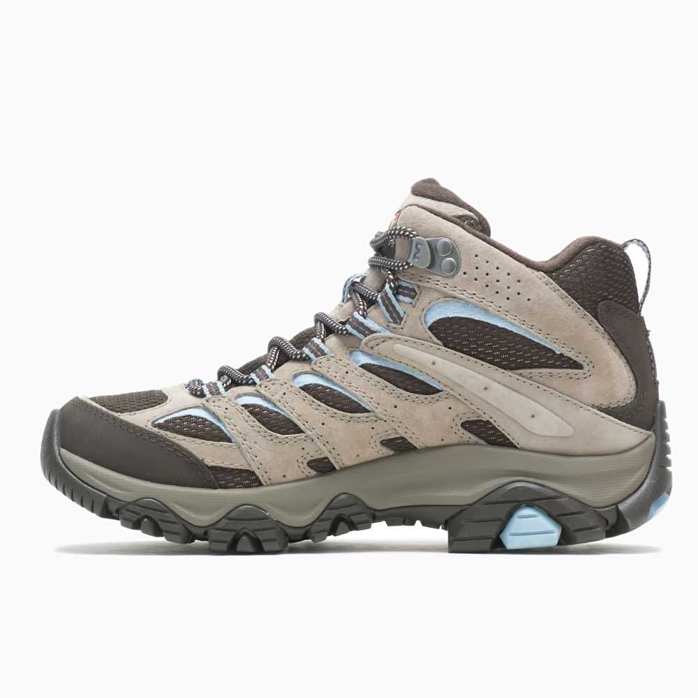 Grey Women's Merrell Moab 3 Mid GORE-TEX® Hiking Boots | Dubai-0579316