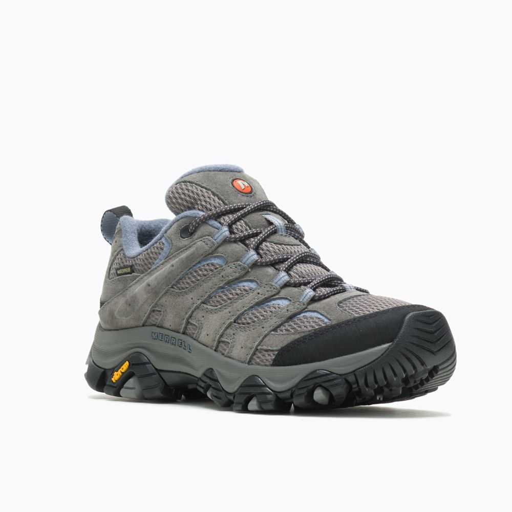 Grey Women's Merrell Moab 3 Waterproof Hiking Shoes | Dubai-1436570