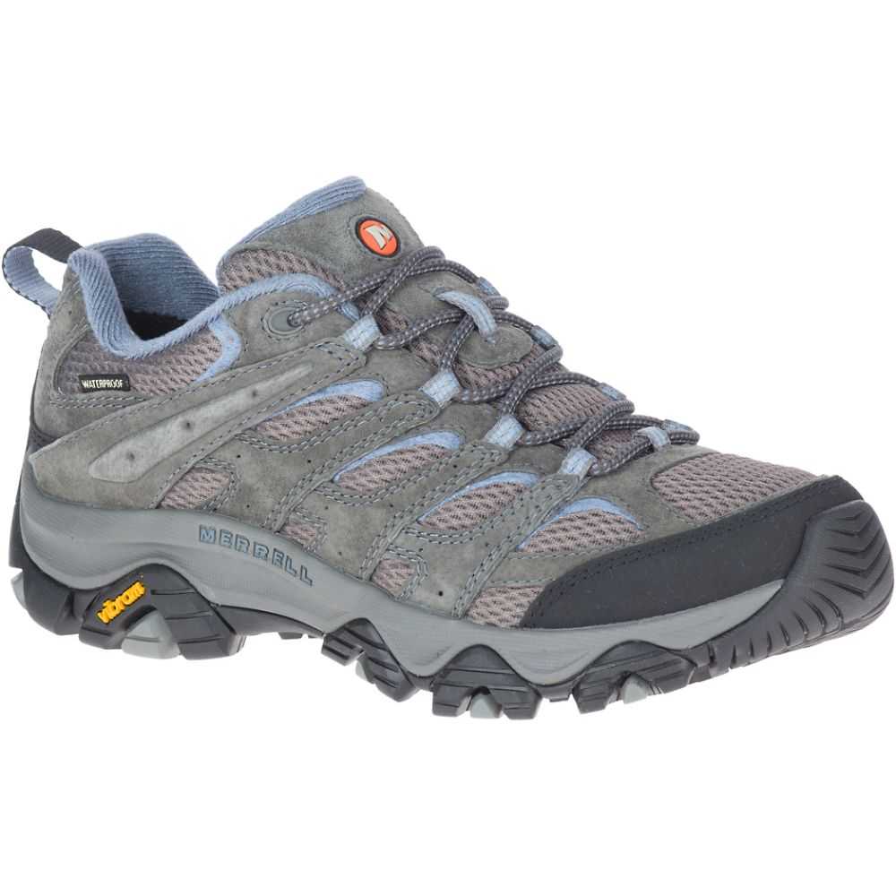 Grey Women's Merrell Moab 3 Waterproof Hiking Shoes | Dubai-7534029