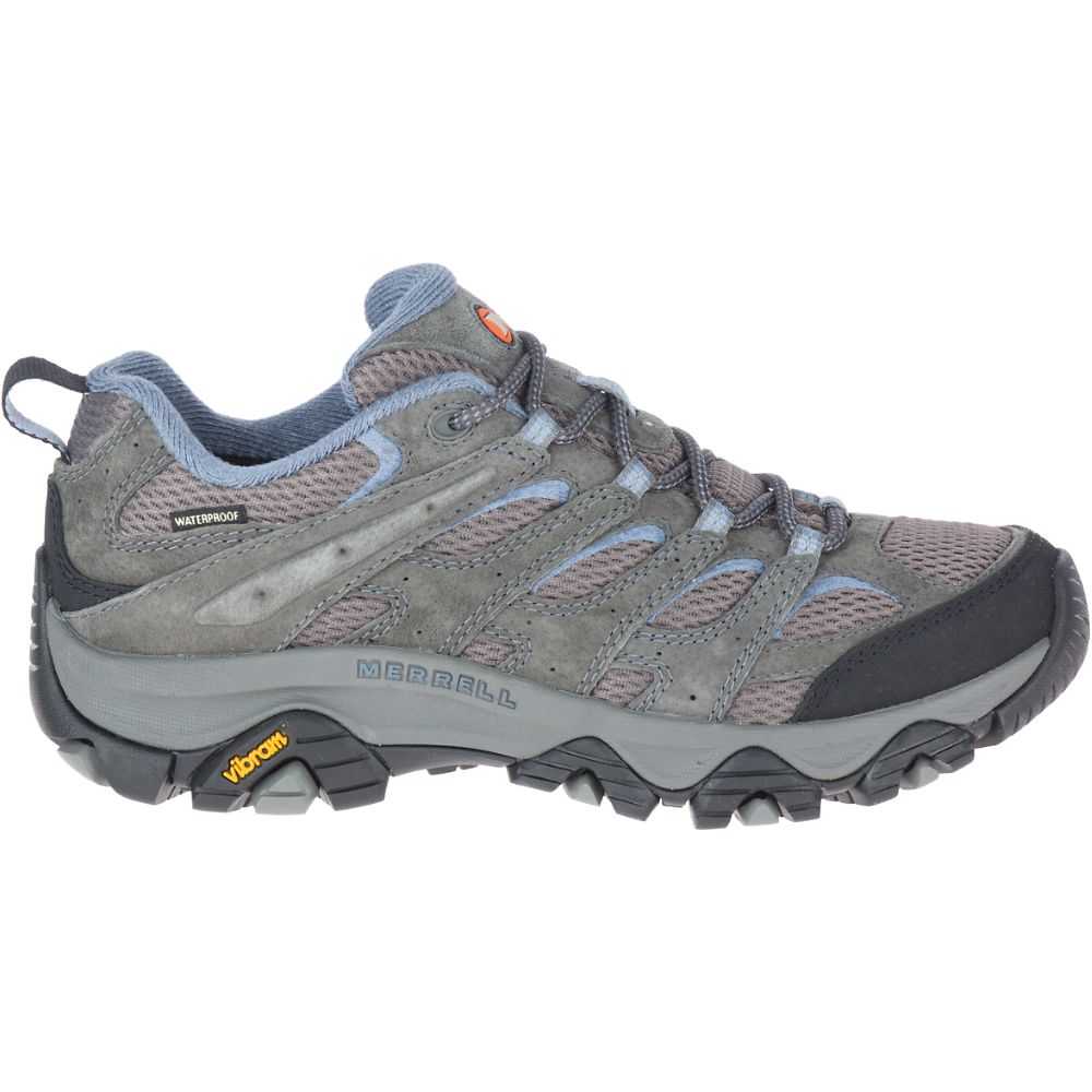 Grey Women\'s Merrell Moab 3 Waterproof Hiking Shoes | Dubai-7534029