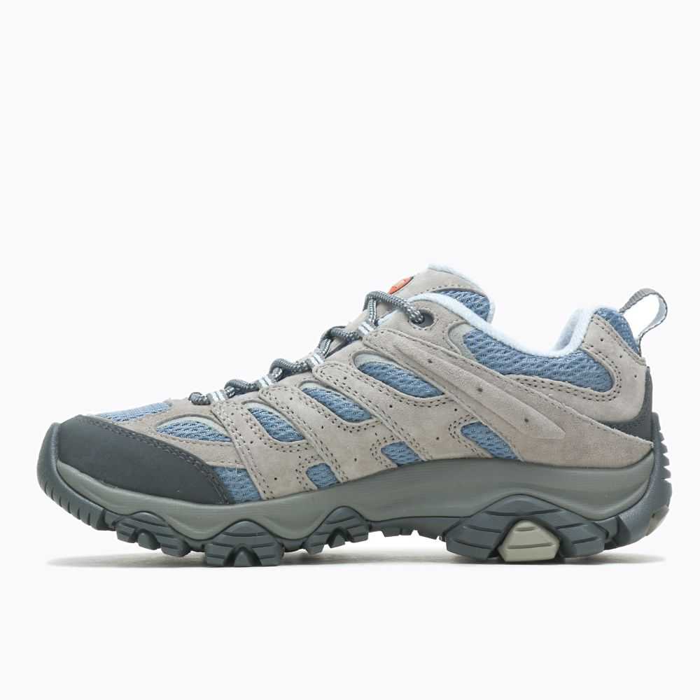 Grey Women's Merrell Moab 3 Wide Width Hiking Shoes | Dubai-1984365