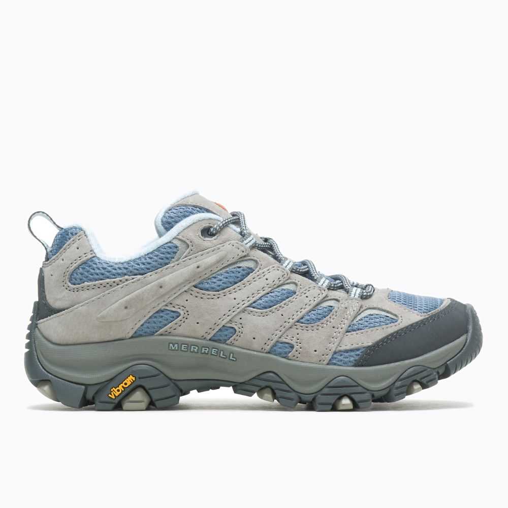 Grey Women\'s Merrell Moab 3 Wide Width Hiking Shoes | Dubai-1984365