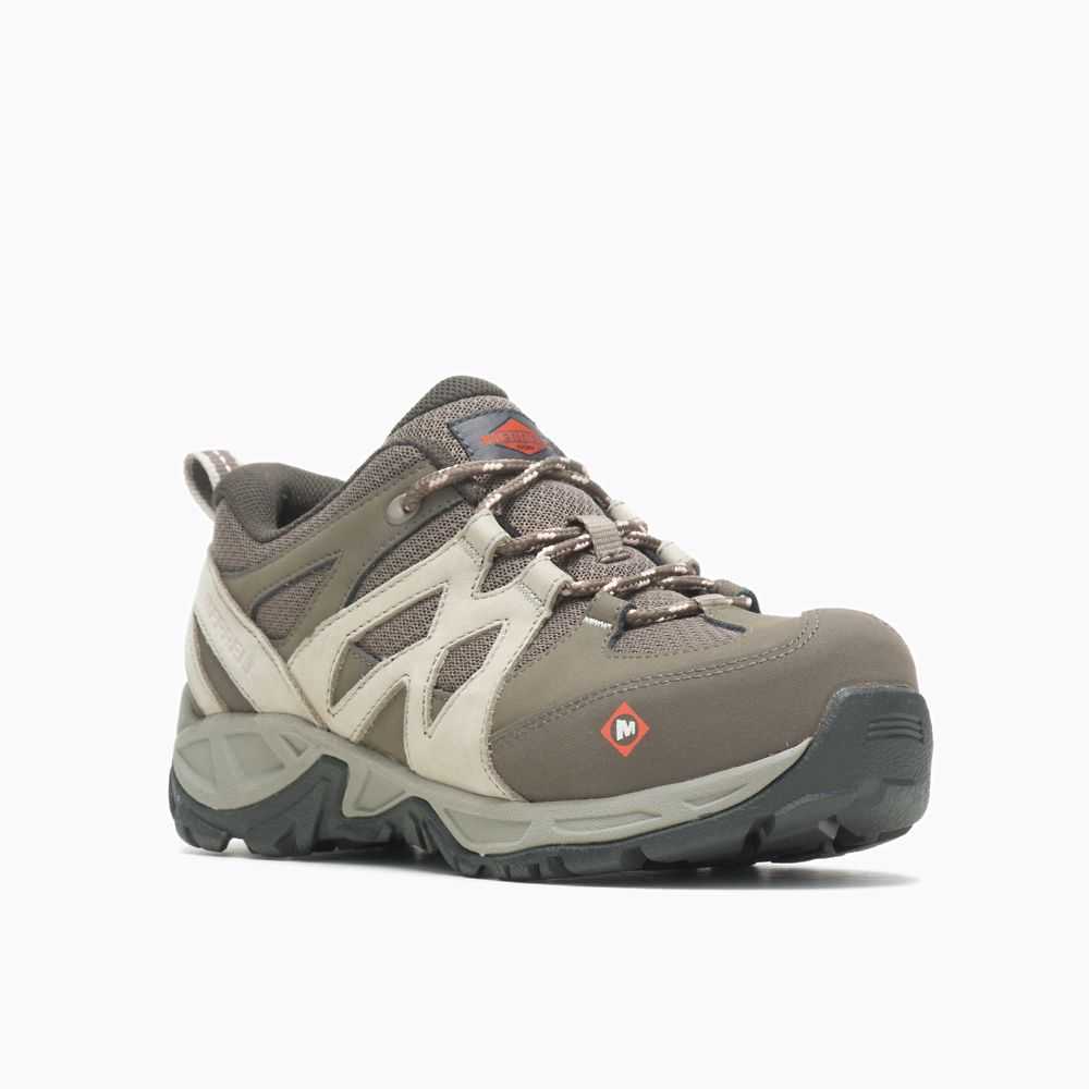 Grey Women's Merrell Siren Alloy Toe Work Shoes | Dubai-9324150