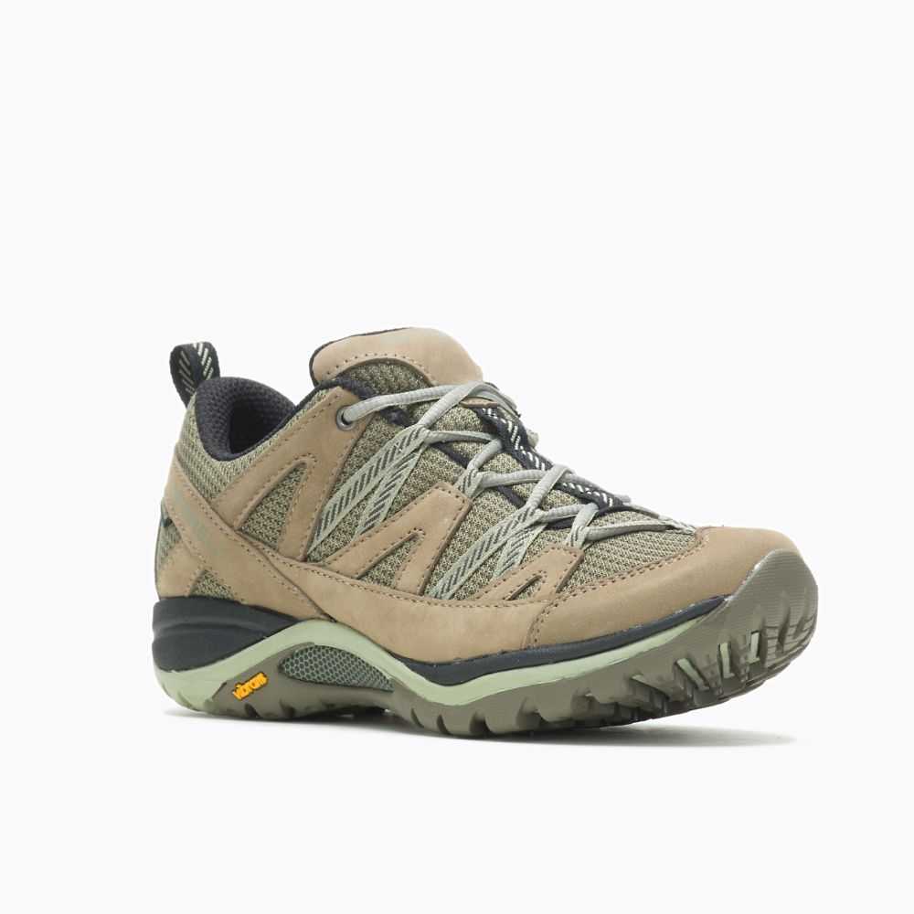 Grey Women's Merrell Siren Sport 3 Waterproof Wide Width Hiking Shoes | Dubai-7019328