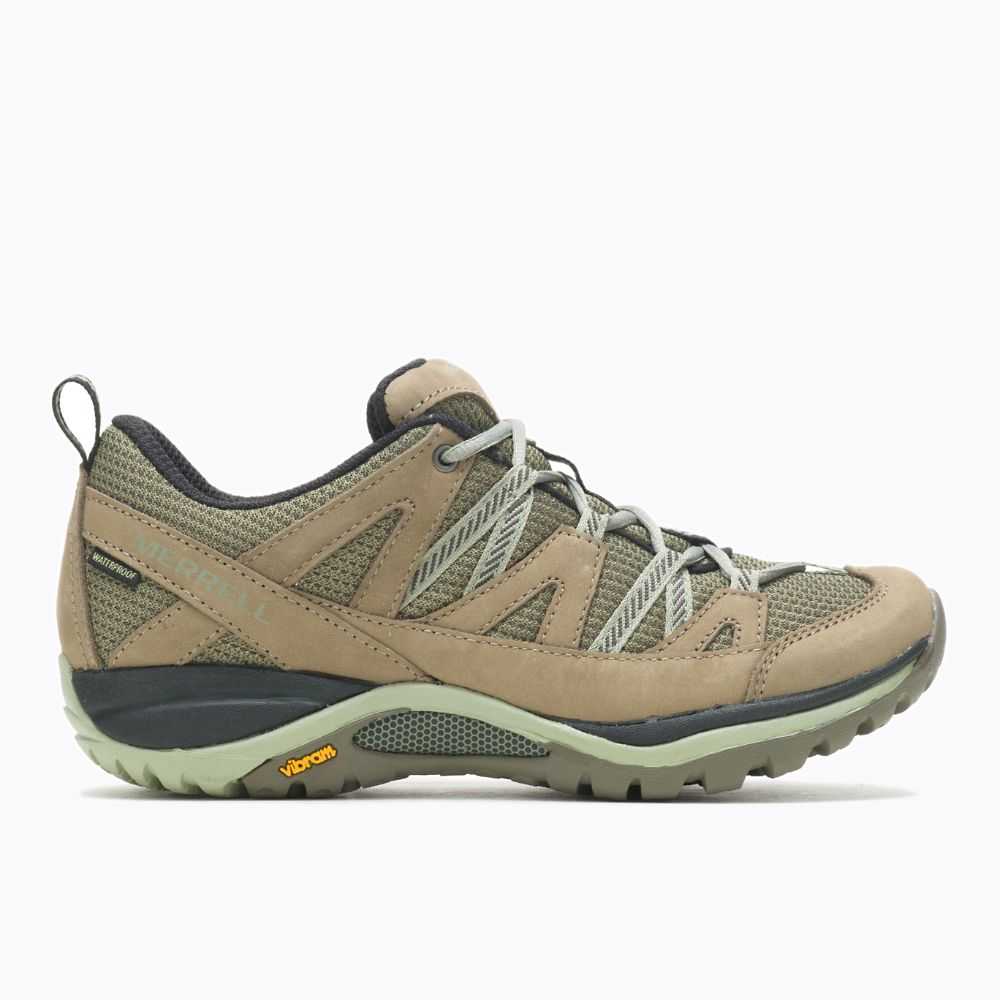 Grey Women\'s Merrell Siren Sport 3 Waterproof Wide Width Hiking Shoes | Dubai-7019328