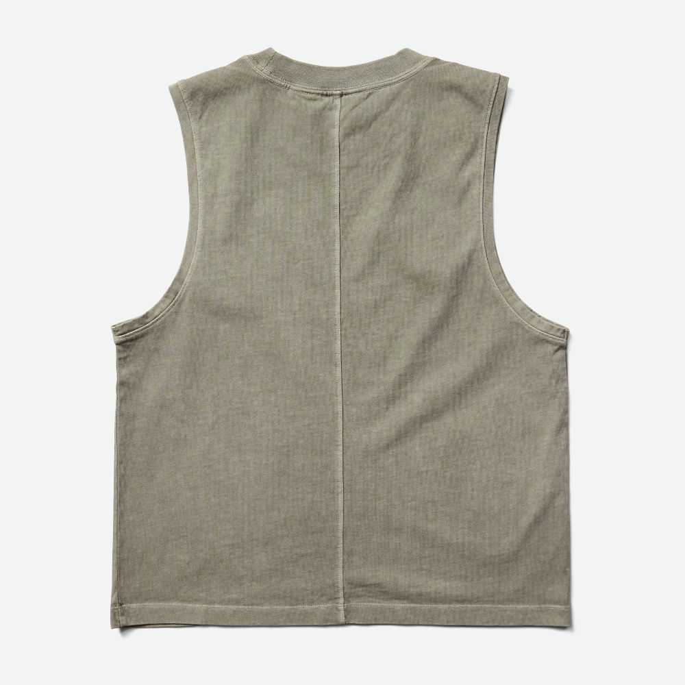 Grey Women's Merrell Sunbaked Tank Tops | Dubai-1357896