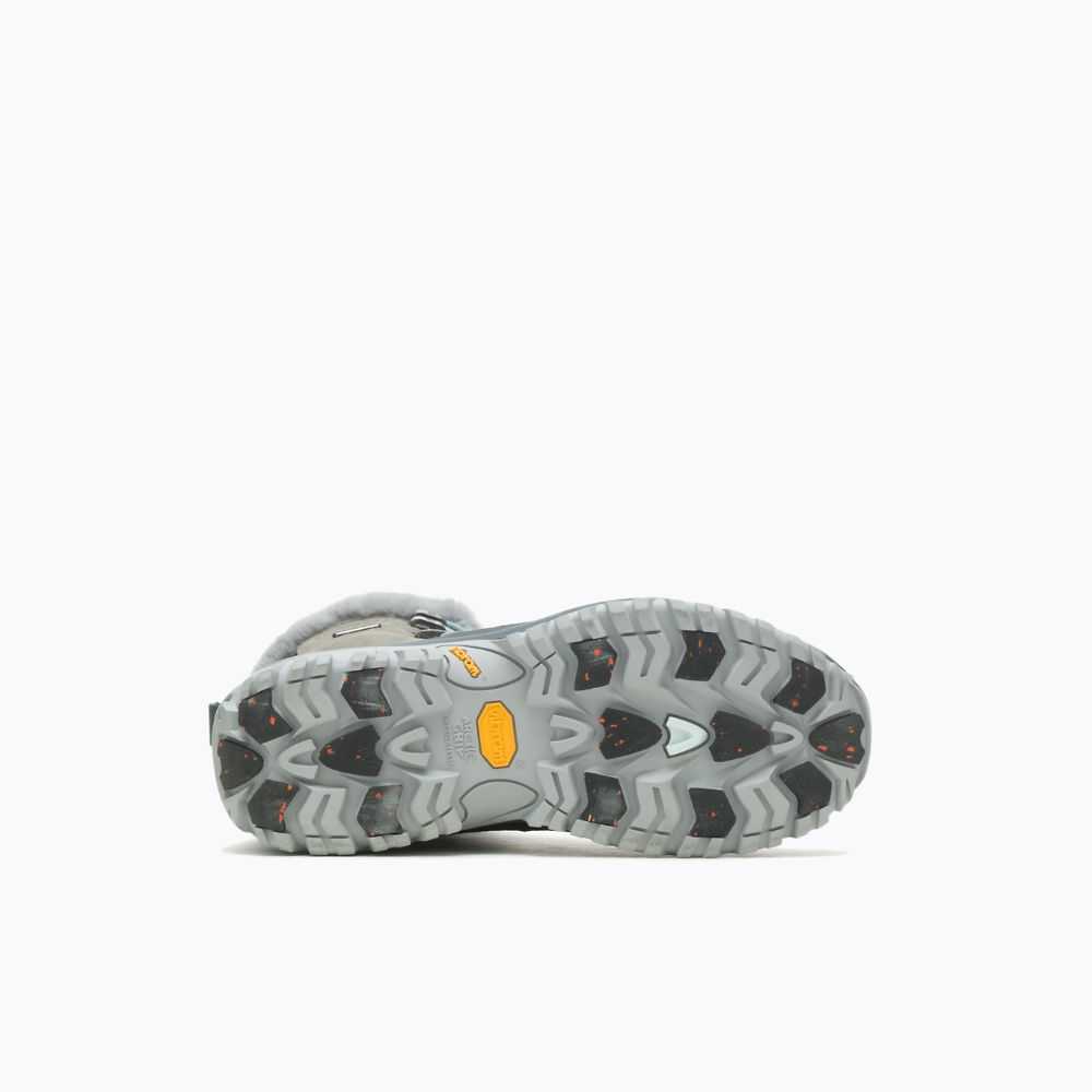 Grey Women's Merrell Thermo Rhea Mid Waterproof Hiking Boots | Dubai-2598143