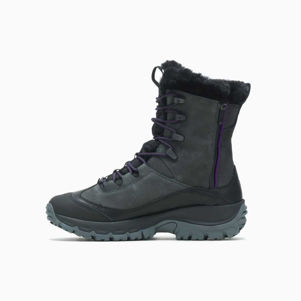 Grey Women's Merrell Thermo Rhea Mid Waterproof Hiking Boots | Dubai-7945680