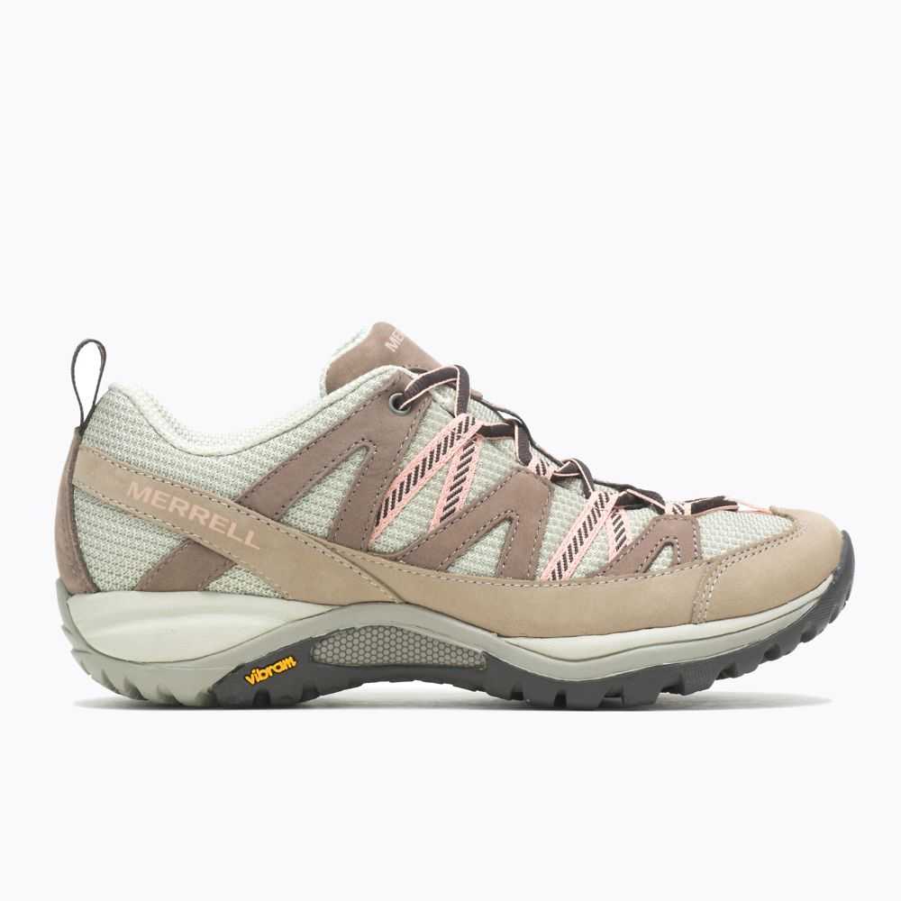 Khaki Women\'s Merrell Siren Sport 3 Wide Width Hiking Shoes | Dubai-1567390