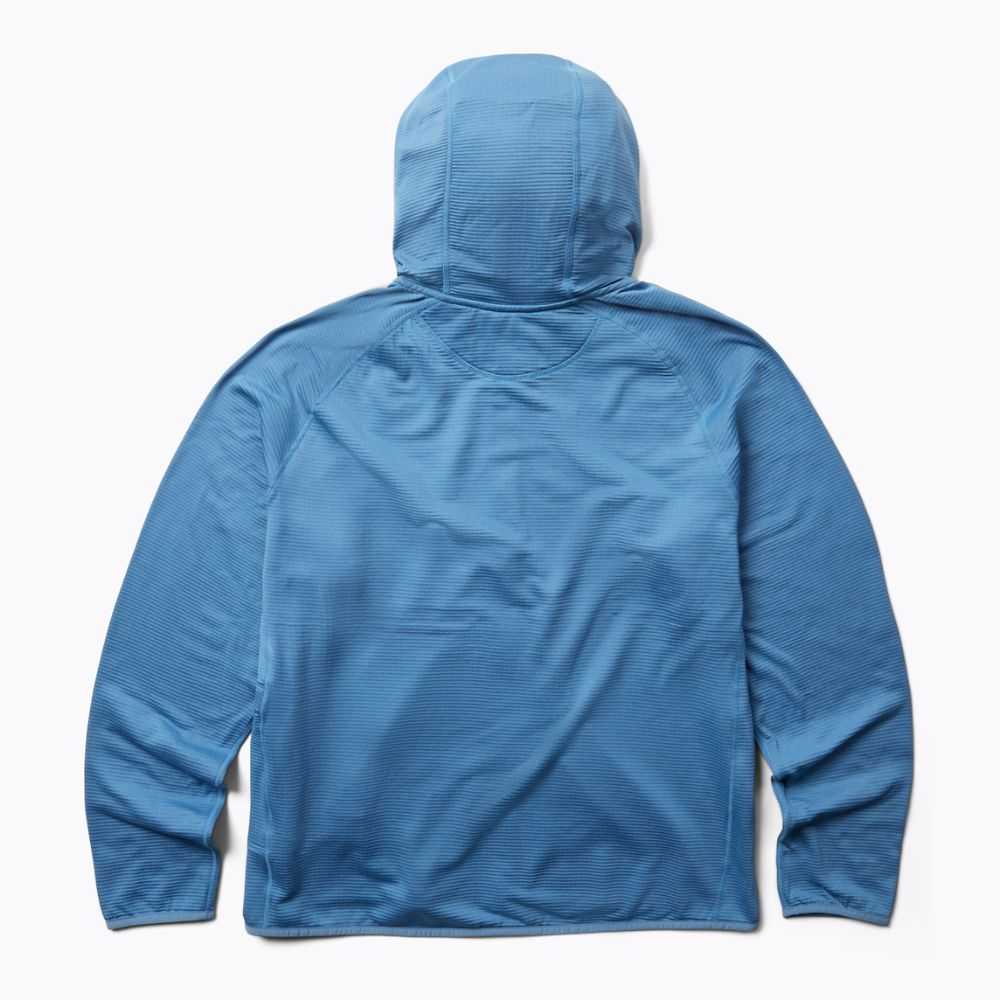 Light Blue Men's Merrell Geotex Hoodie | Dubai-9530617