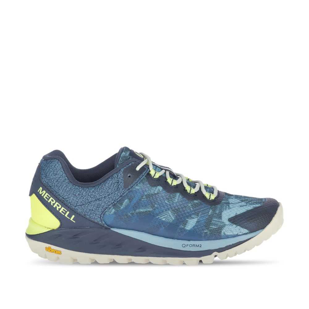 Light Blue Women\'s Merrell Antora 2 Trail Running Shoes | Dubai-6039857