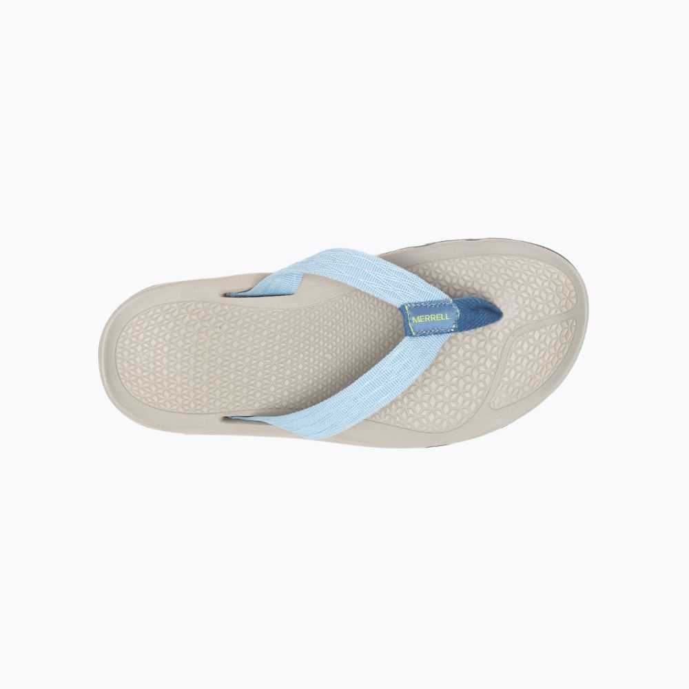 Light Blue Women's Merrell Breakwater Flip Flops | Dubai-9465310