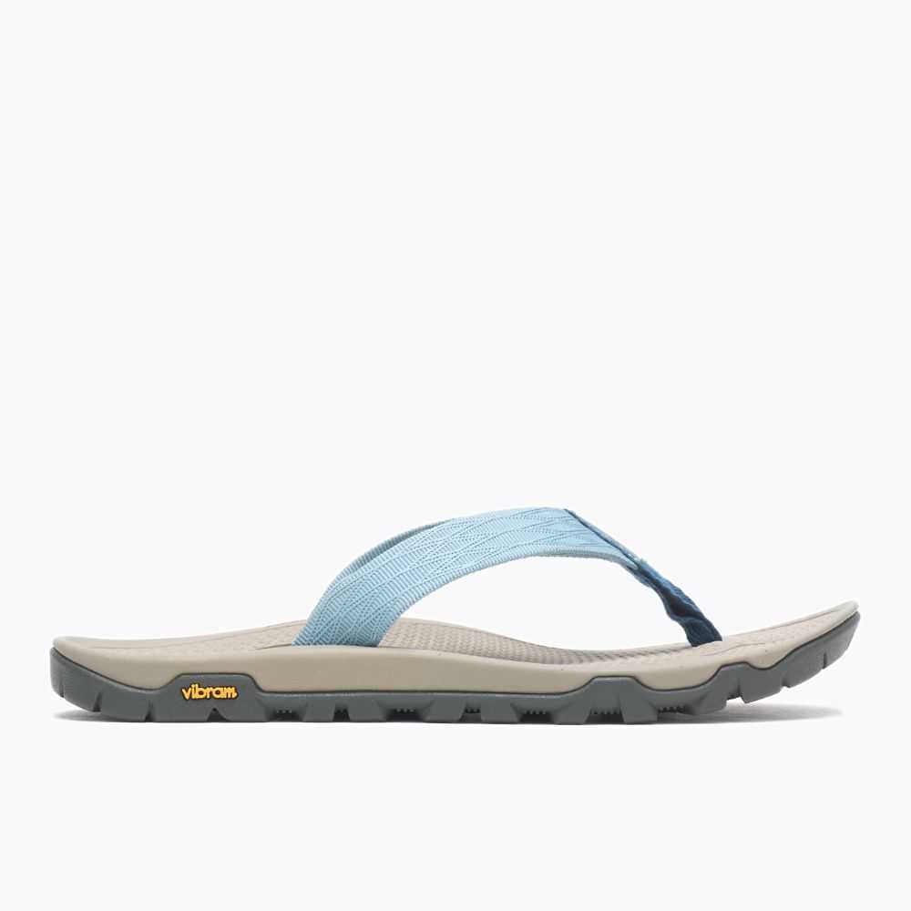 Light Blue Women\'s Merrell Breakwater Flip Flops | Dubai-9465310