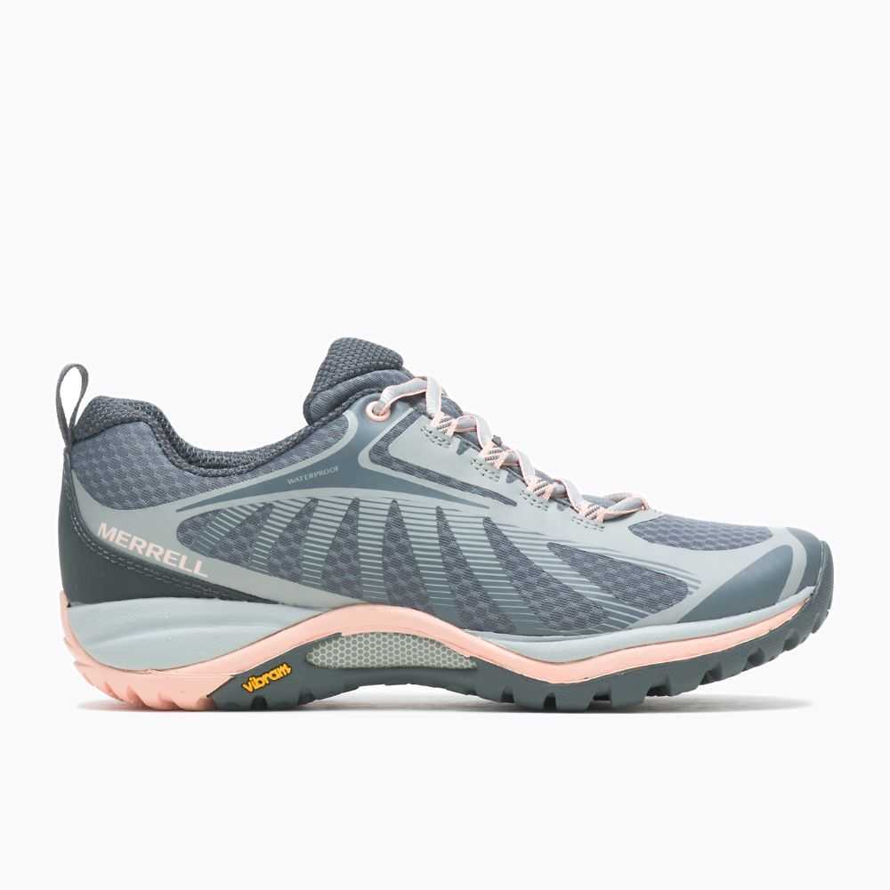 Light Blue Women\'s Merrell Siren Edge 3 Waterproof Hiking Shoes | Dubai-0623194