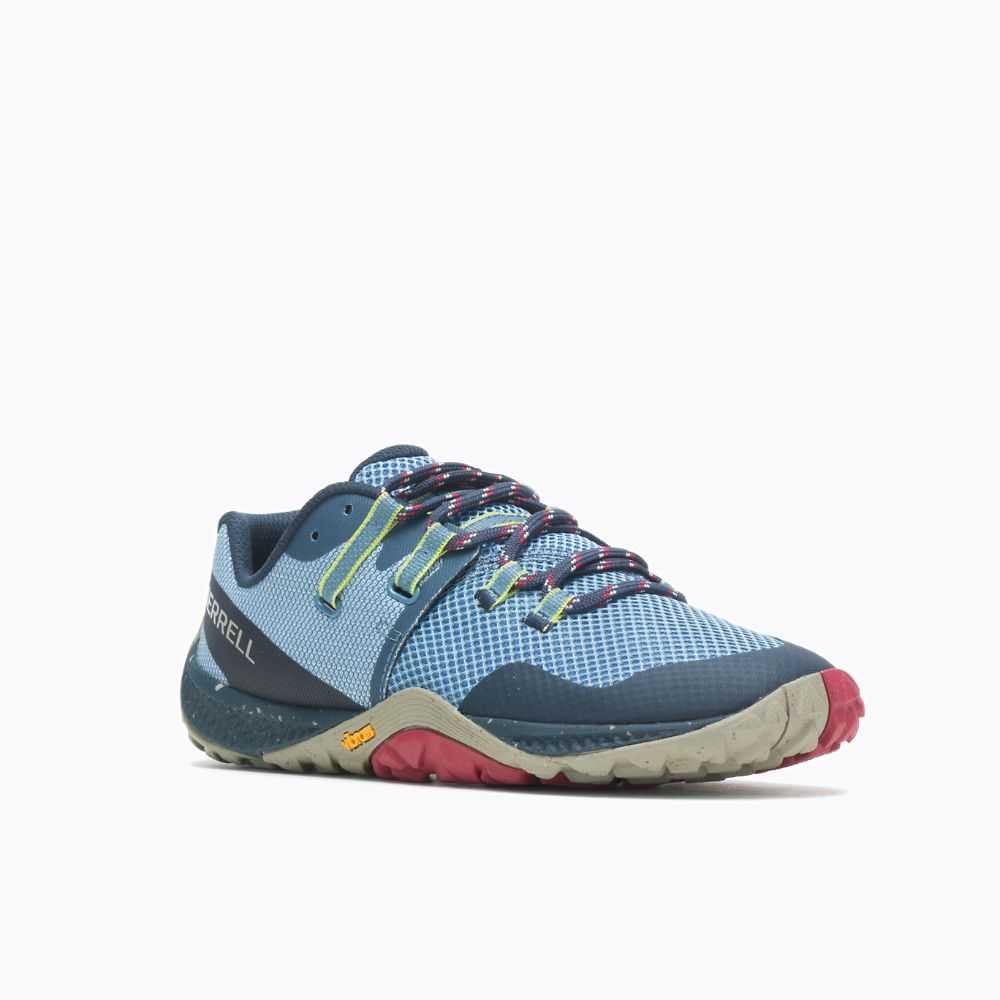 Light Blue Women's Merrell Trail Glove 6 Eco Barefoot Shoes | Dubai-0261938