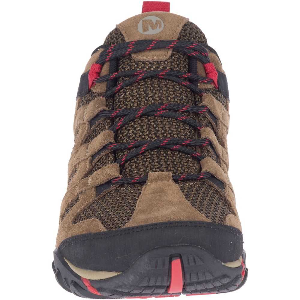 Light Brown Men's Merrell Alverstone Hiking Shoes | Dubai-7698102