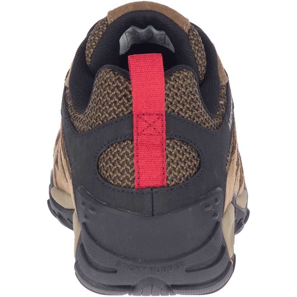 Light Brown Men's Merrell Alverstone Hiking Shoes | Dubai-7698102