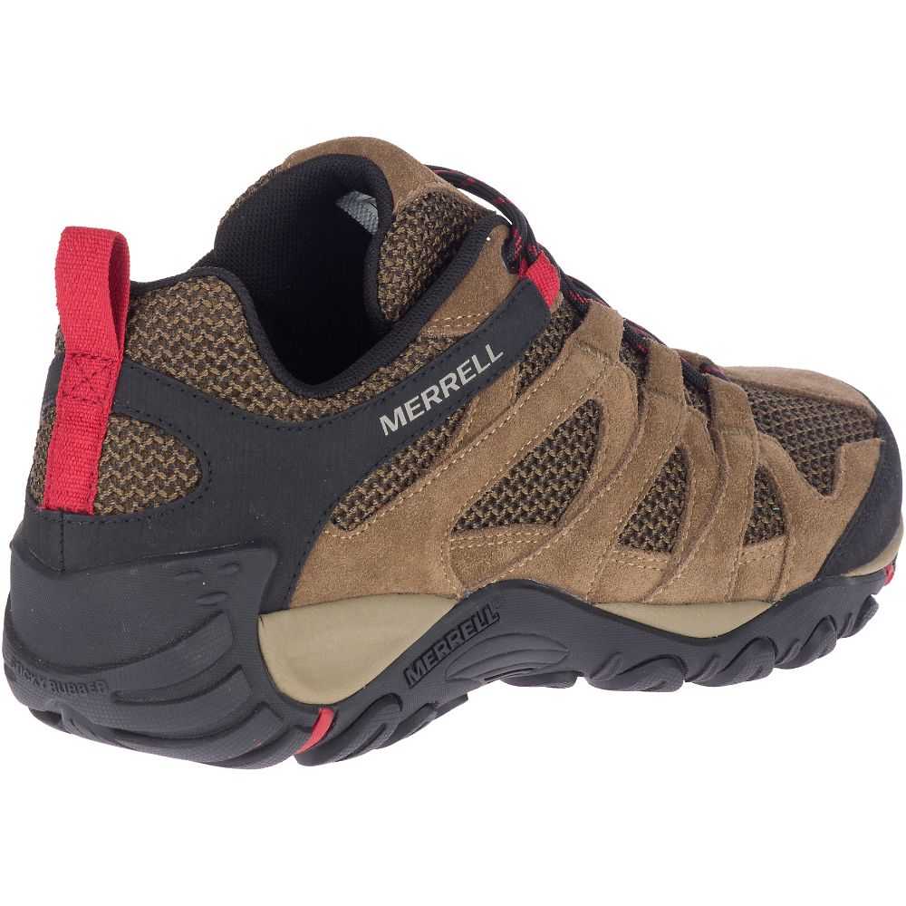 Light Brown Men's Merrell Alverstone Hiking Shoes | Dubai-7698102