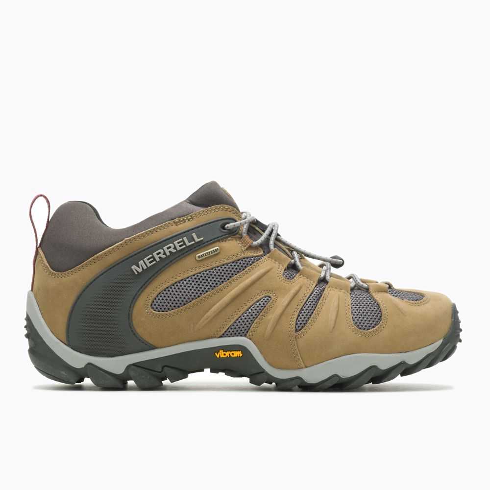 Light Brown Men\'s Merrell Chameleon 8 Stretch Waterproof Sneakers | Dubai-1764950