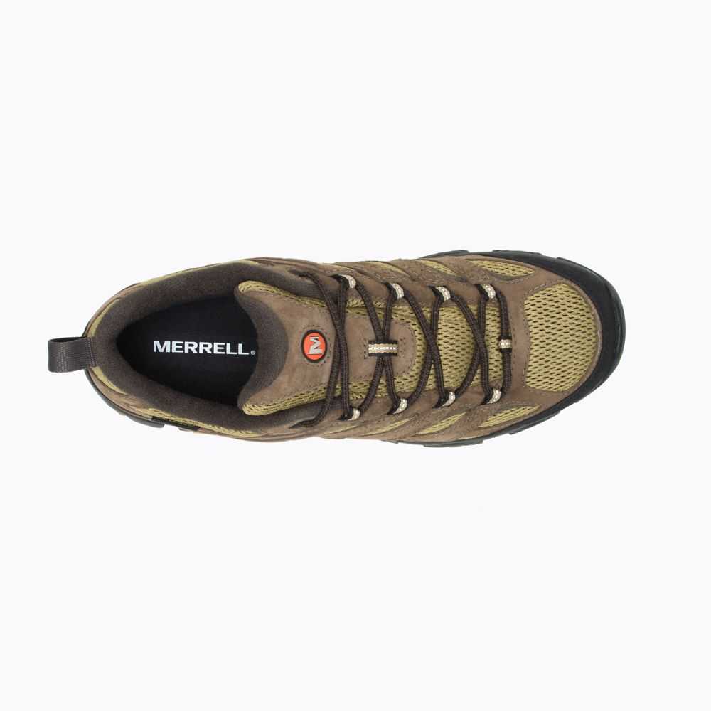 Light Brown Men's Merrell Moab 3 Waterproof Hiking Shoes | Dubai-3568907