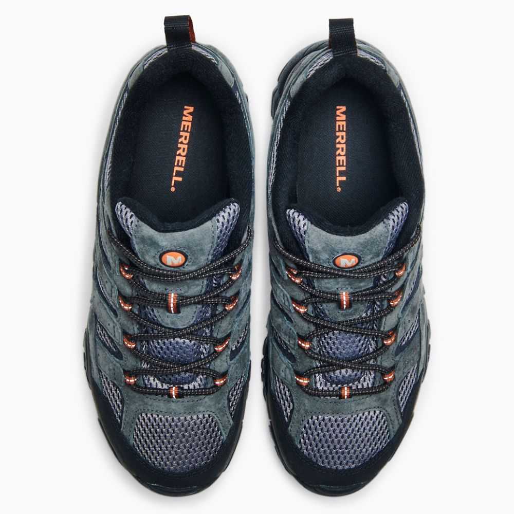 Light Grey Green Men's Merrell Moab 2 Ventilator Wide Width Hiking Shoes | Dubai-7324106