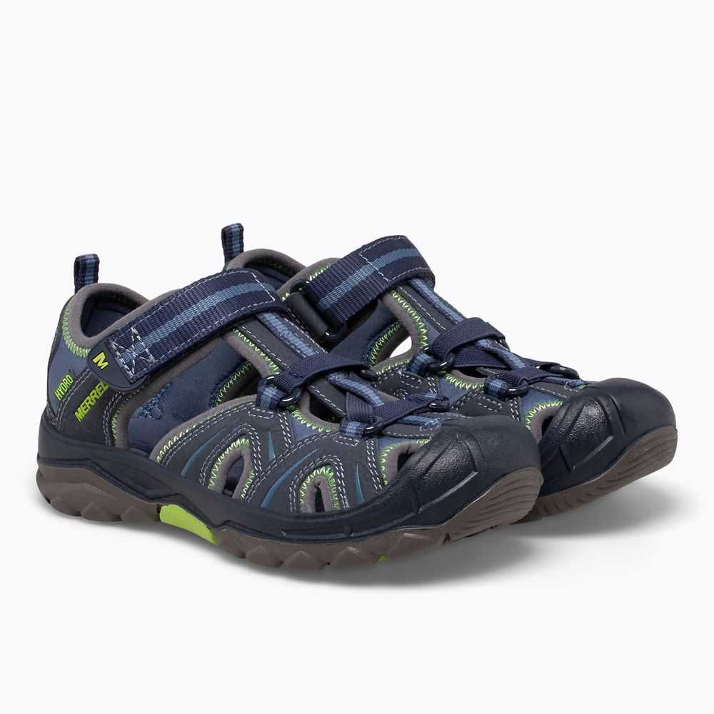 Navy/Green Boys' Merrell Hydro Water Shoes | Dubai-5683140