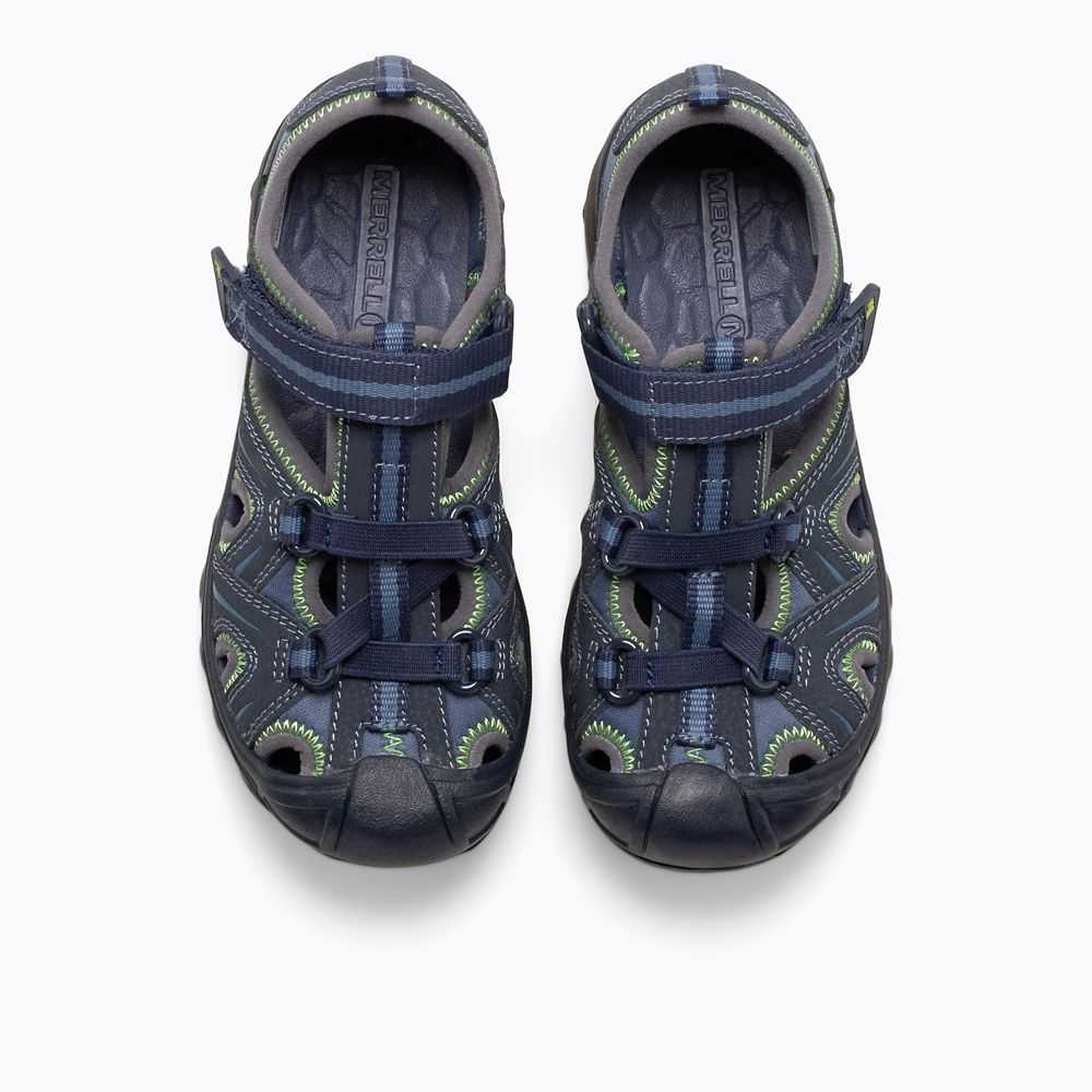 Navy/Green Boys' Merrell Hydro Water Shoes | Dubai-5683140