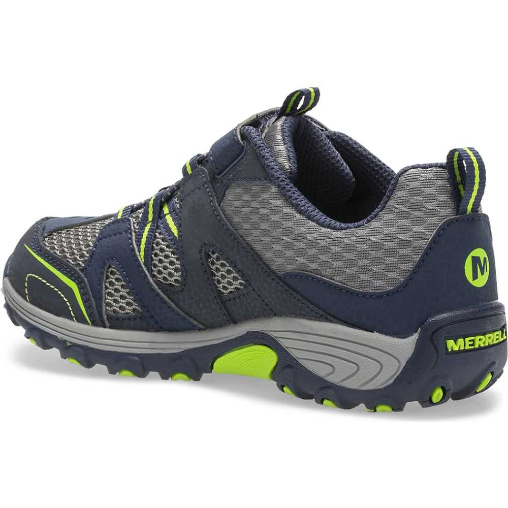 Navy/Green Boys' Merrell Trail Chaser Sneakers | Dubai-9586374