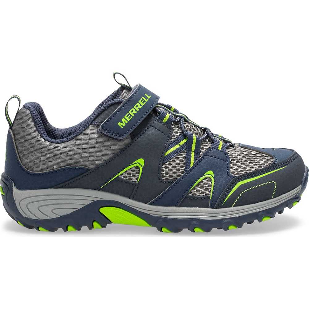 Navy/Green Boys\' Merrell Trail Chaser Sneakers | Dubai-9586374