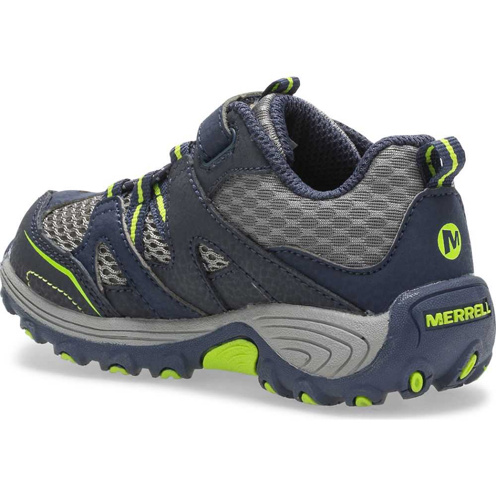 Navy/Green Girls' Merrell Trail Chaser Sneakers | Dubai-8067592