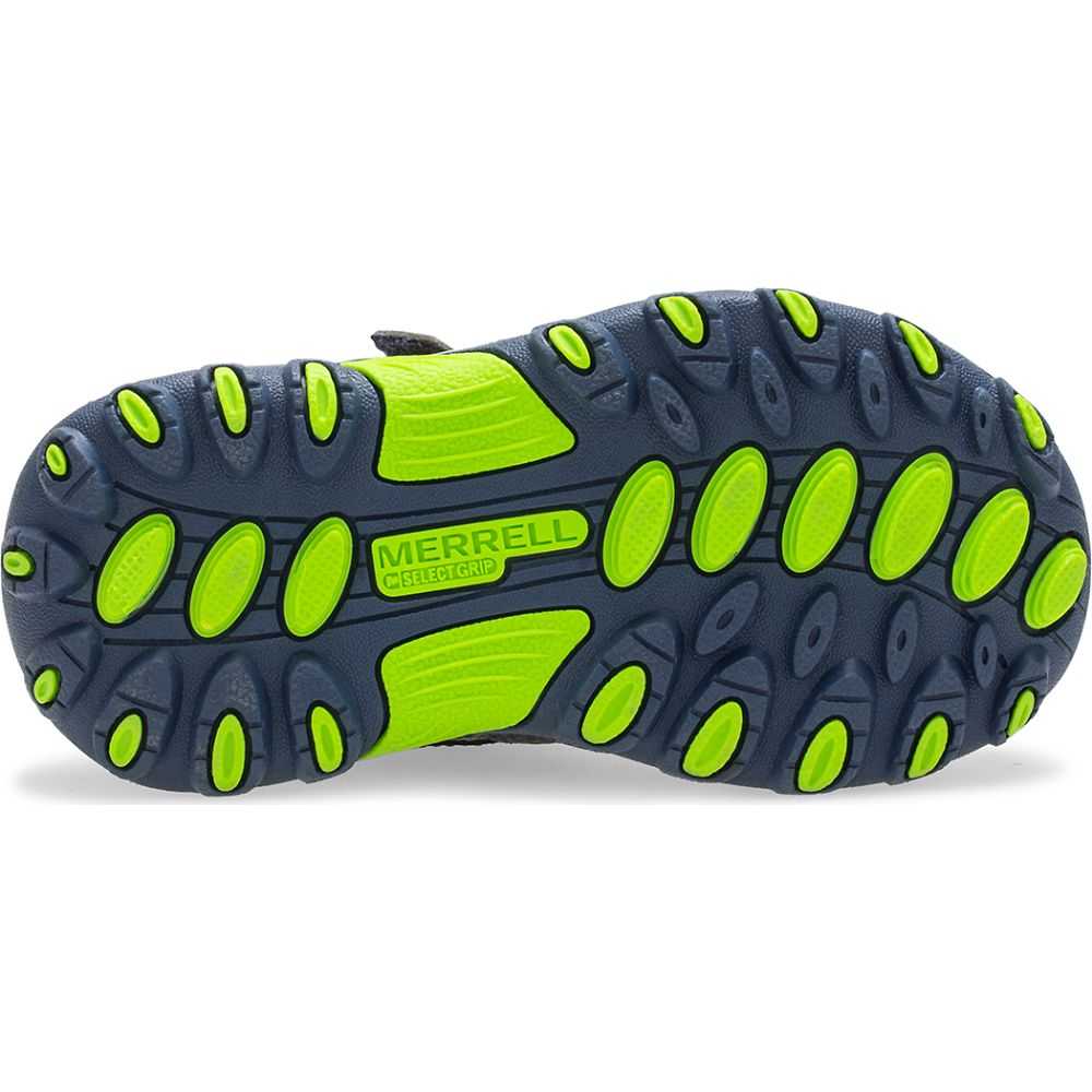 Navy/Green Girls' Merrell Trail Chaser Sneakers | Dubai-8067592