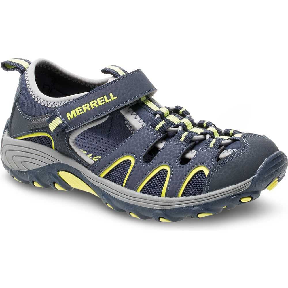 Navy/Light Green Boys\' Merrell Hydro H2O Sandals | Dubai-6879501