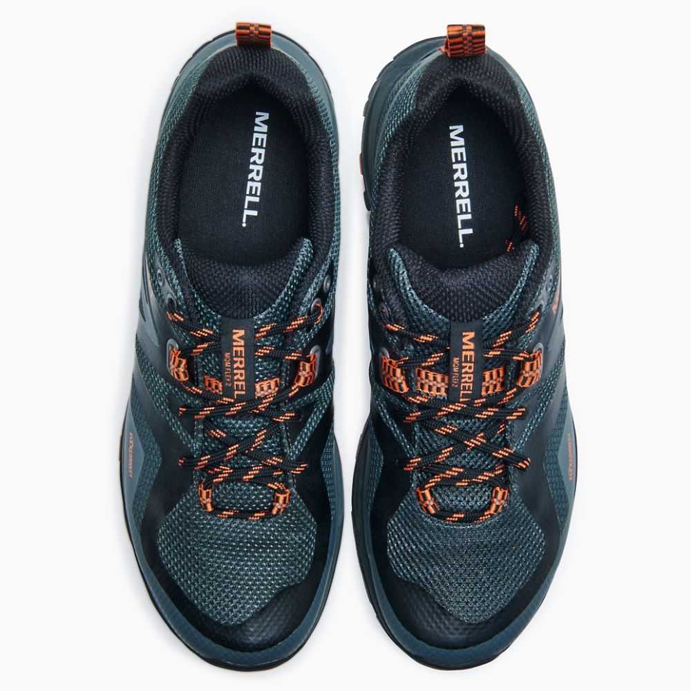 Navy Men's Merrell MQM Flex 2 Trail Running Shoes | Dubai-3726084